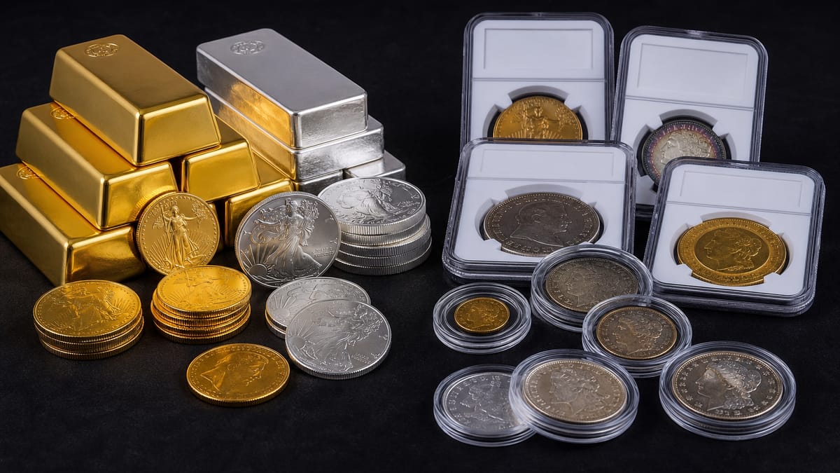 Investing vs. Collecting: Bullion and Numismatics Explained