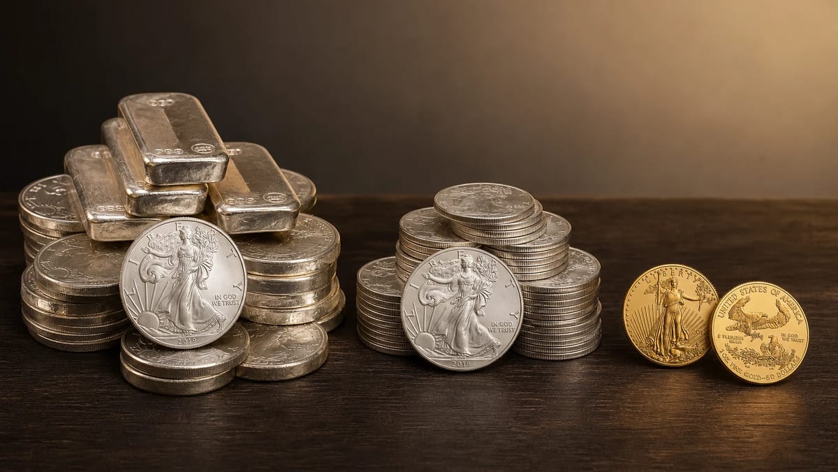How to Structure a Silver Stack: 60/30/10, 70/30, and the Three-Bucket System