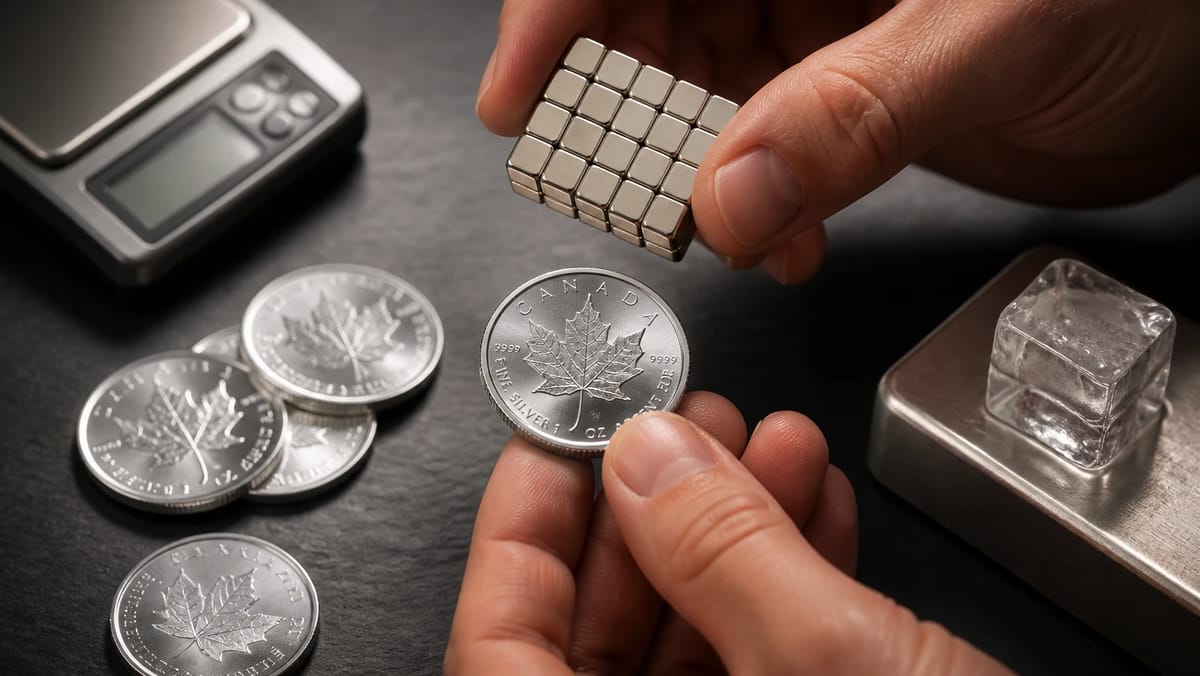 How to Test Silver at Home: Magnet, Ping, Ice, and Weight