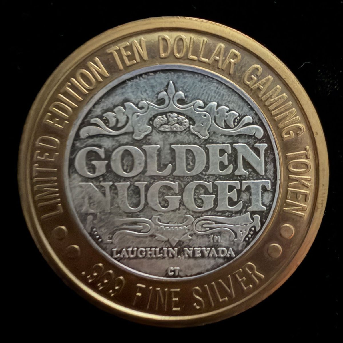 1993 Golden Nugget Silver Strike Gaming Token | PeerMetals