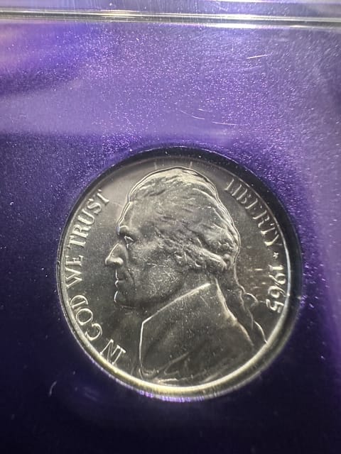 1965 SMS 5C MS 68 Jefferson Nickel TraderBea Slab | PeerMetals