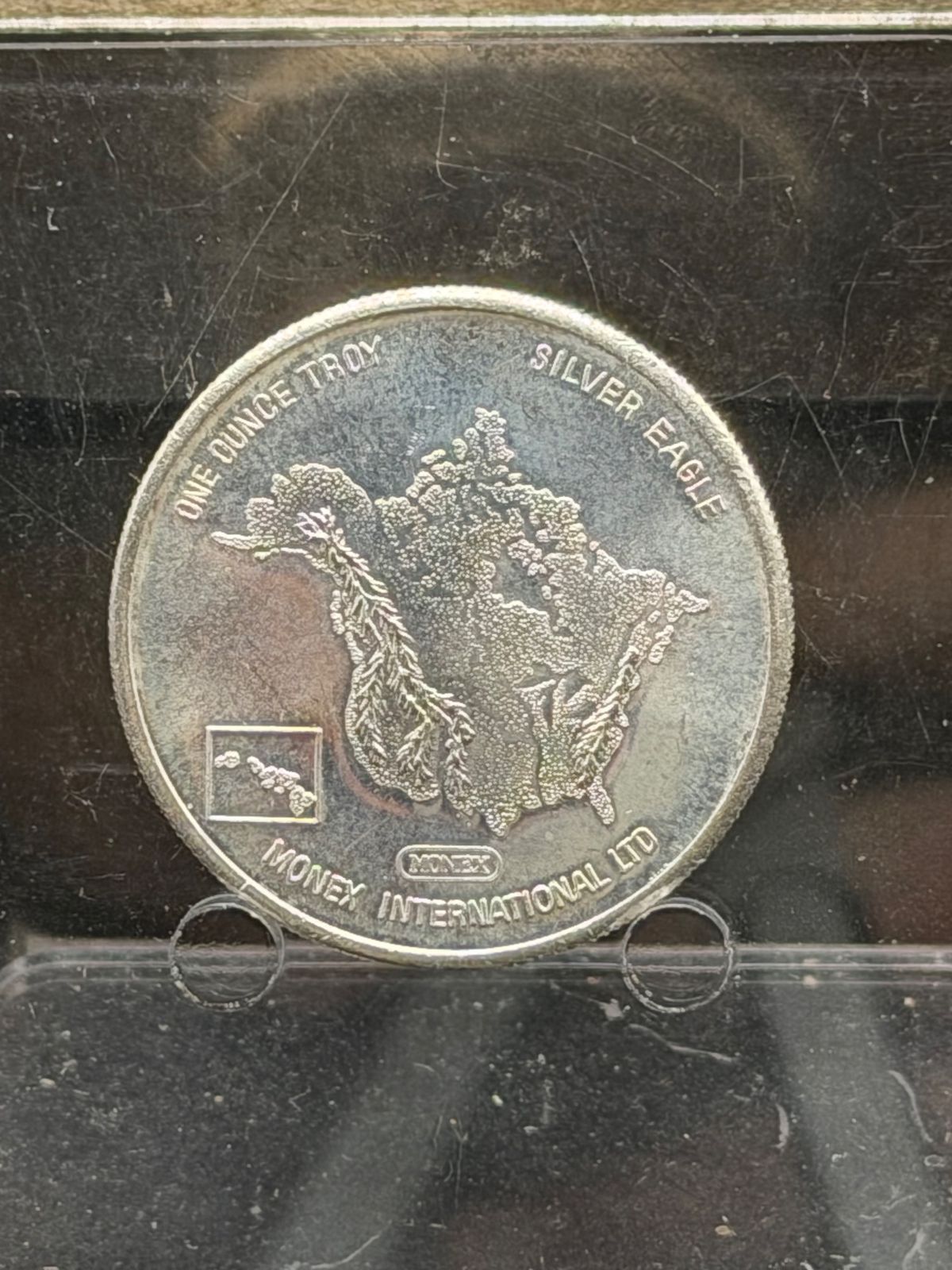 NEAR SPOT Silver 1oz 999 Monex 1982 Round | PeerMetals