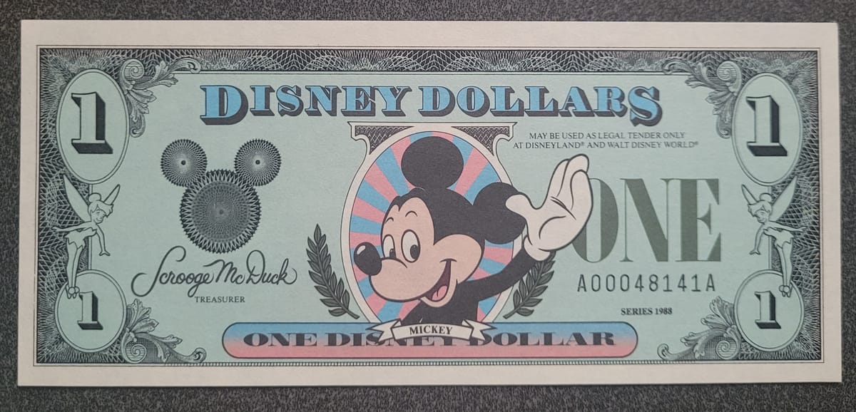 DISNEY DOLLAR SET - 1988/89/93 | PeerMetals