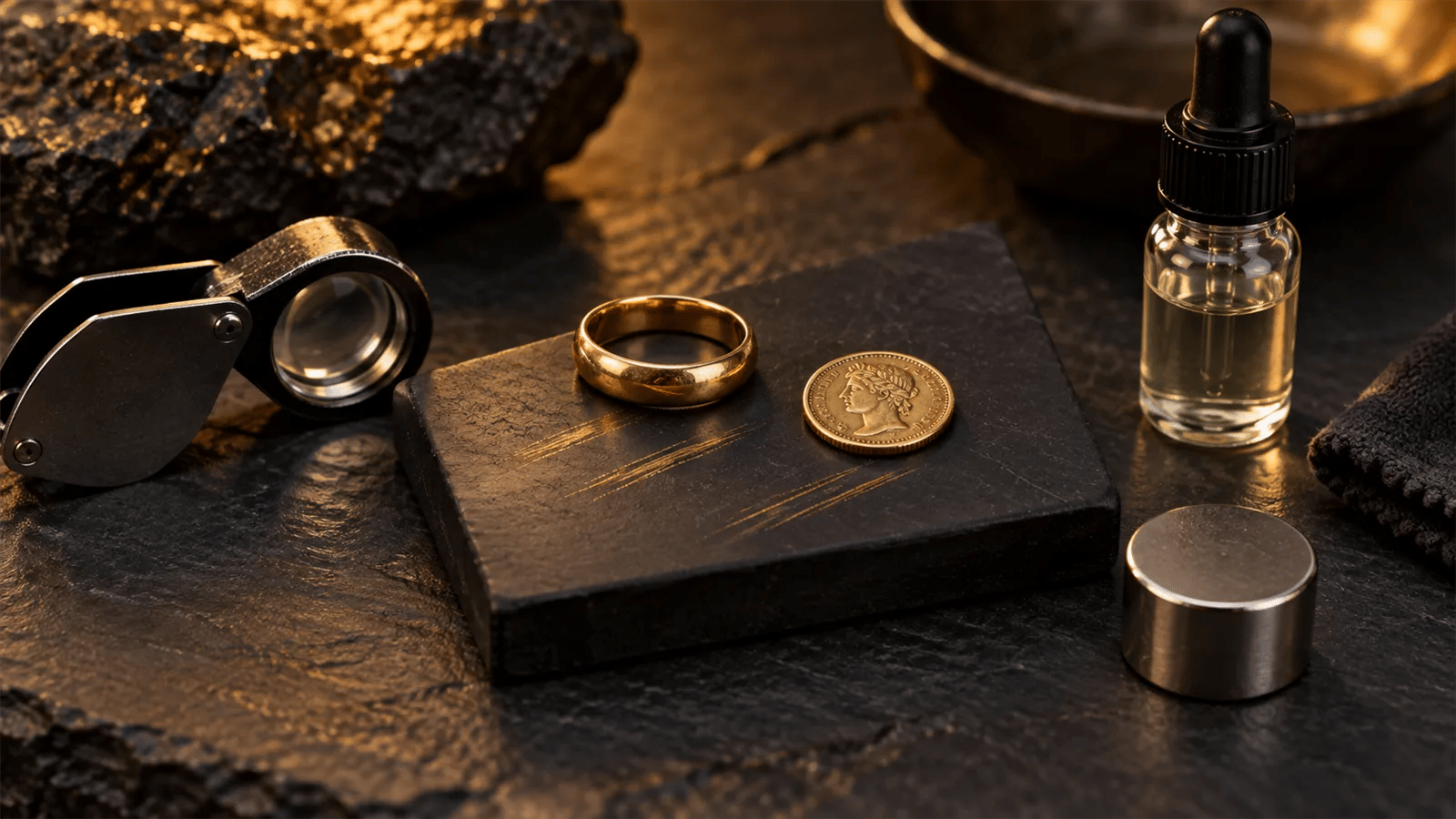 How to Test Gold at Home: Magnet, Density, Acid and the Tests That Do Not Work