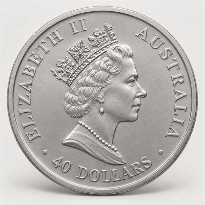 Australian Palladium Emu obverse