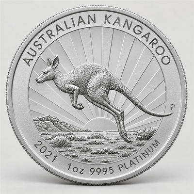 Australian Platinum Kangaroo reverse