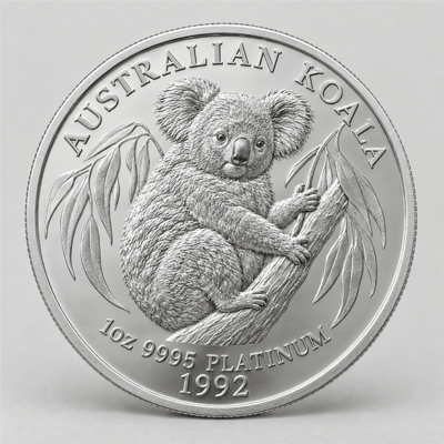 Australian Platinum Koala reverse