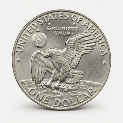 1972 Type 2 Eisenhower Dollar reverse