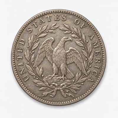 1794 Finest Known Flowing Hair / Draped Bust Dollar reverse