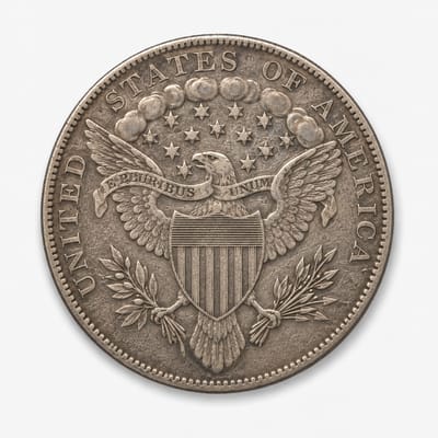 1804 Flowing Hair / Draped Bust Dollar reverse