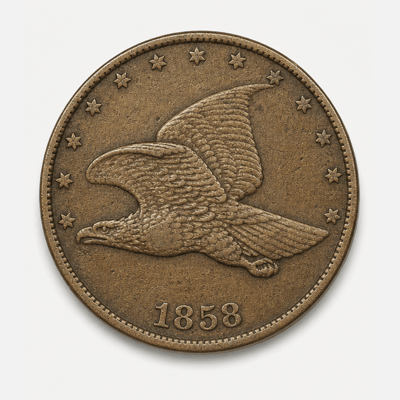 1858 8 Over 7 Overdate