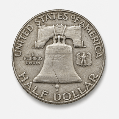 1953 Franklin Half Dollar reverse