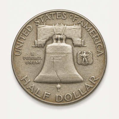 1963 Franklin Half Dollar reverse