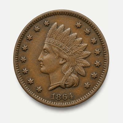 1864 Bronze