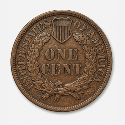 1900 Indian Head Penny reverse