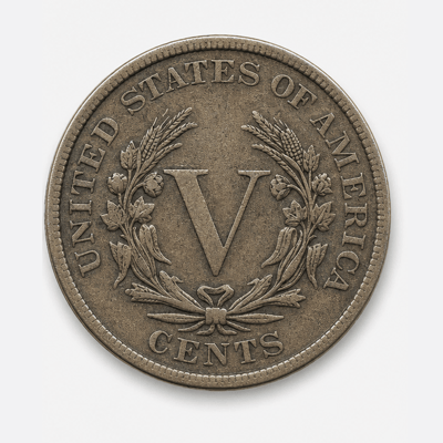 1886 Liberty Head Nickel reverse