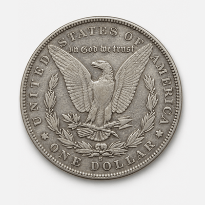 1893-S Morgan Silver Dollar reverse