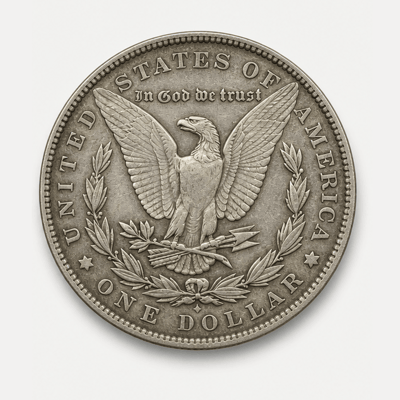 1901 Morgan Silver Dollar reverse