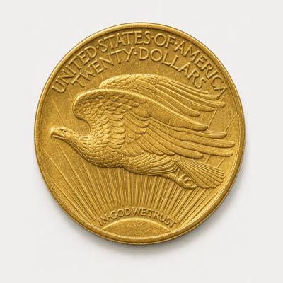 1920-S Saint-Gaudens Double Eagle reverse