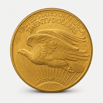 1927-S Saint-Gaudens Double Eagle reverse