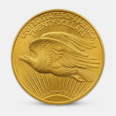 1933 Saint-Gaudens Double Eagle reverse