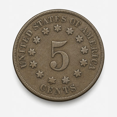 1879 Shield Nickel reverse