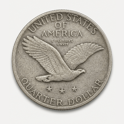 1921 Standing Liberty Quarter reverse