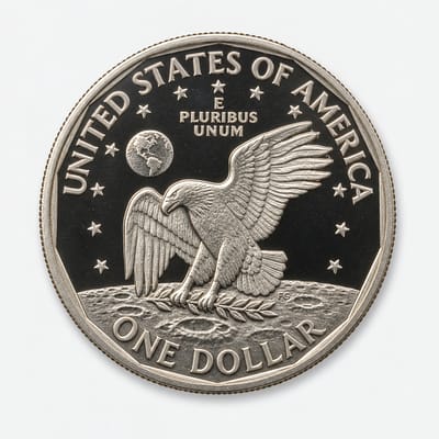 1999-P Proof Susan B. Anthony Dollar reverse