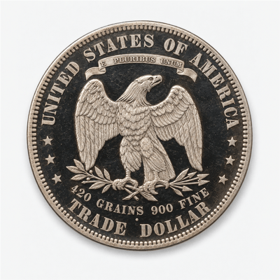 1885 Proof Only Trade Dollar reverse