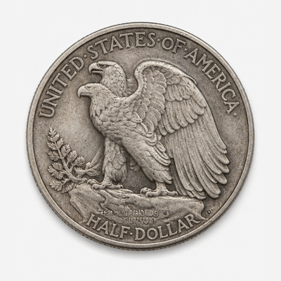 1916-S Walking Liberty Half Dollar reverse