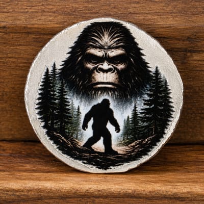 Colorized Bigfoot 1 oz .999 Fine Silver Round Forged Together Bullion 2026