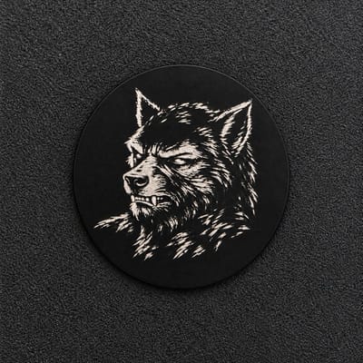 FTB Dark Legends Werewolf 2g .999 Fine Silver Round