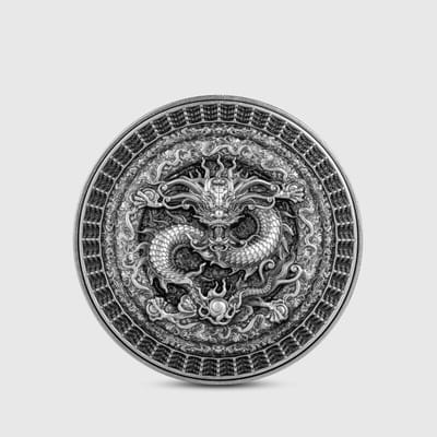 The Forbidden Dragon 1oz 999 Fine Silver Coin 5000 Francs CFA 2023