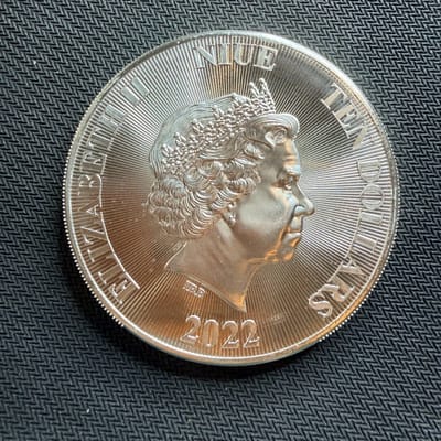 2022 Roaring Lion Truth Series Silver 5 oz BU Coin .9999 (In Capsule) - additional view