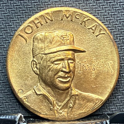 1969 USC FOOTBALL COACH  John McKay  Commemorative Medal  TOKEN 00903