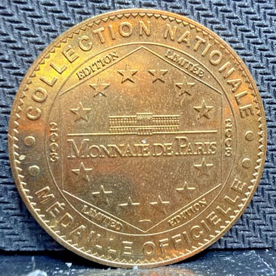 Monnaie de Paris Official Medal Notre-Dame 1893-2003 Tourist Token 00905