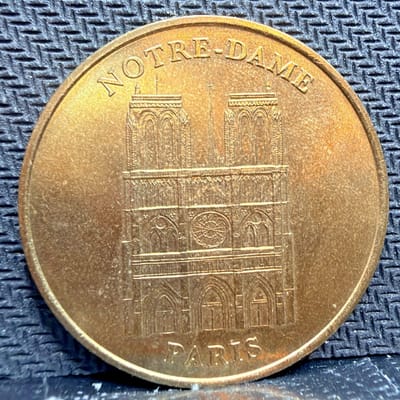 Monnaie de Paris Official Medal Notre-Dame 1893-2003 Tourist Token 00905 - additional view
