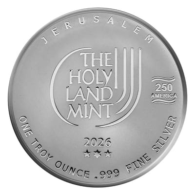 2026 1 Oz .999 Holy Land Mint  ISRAEL-USA Silver Bullion Limited Edition - additional view