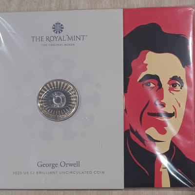 2025 George Orwell Big Brother Is Watching Coin £2 - additional view