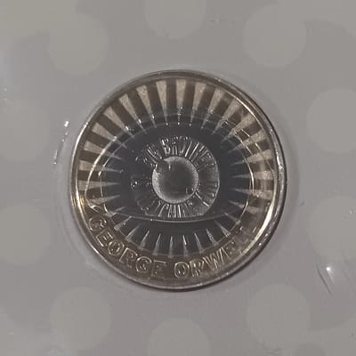 2025 George Orwell Big Brother Is Watching Coin £2