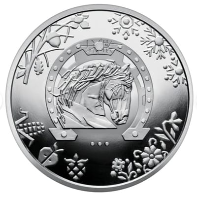 2026 Ukraine Year of the Horse 5 Hryvnias 16.5g CN Coin w/ Card & COA