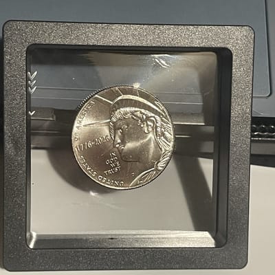 2026 D Semiquincentennial Half Dollar 1776-2026 in Floating Display Frame