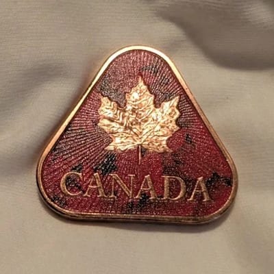 Canadian 1 Ounce .999 Copper Triangular Colorized Round