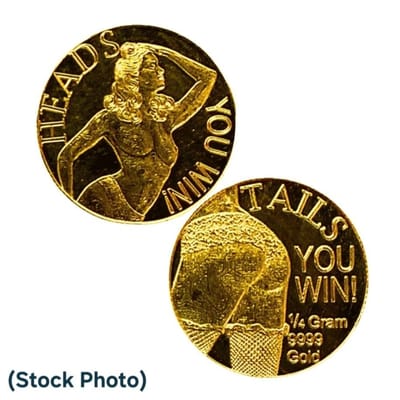 Naughty Gold 1/4 gram .999