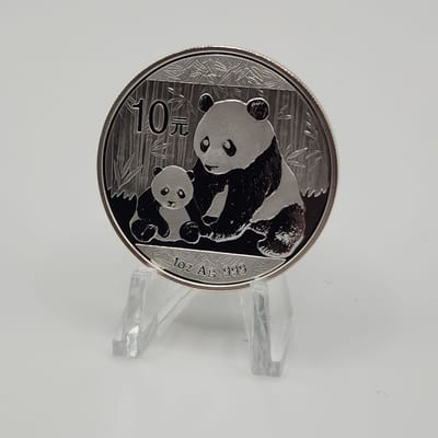 2012 Panda 1oz Silver Coin 10 Yuan (China)