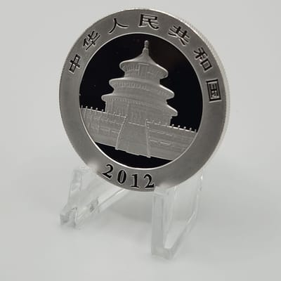 2012 Panda 1oz Silver Coin 10 Yuan (China) - additional view