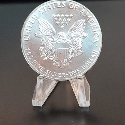 1992 ASE Colorized 1oz .999 Silver - additional view
