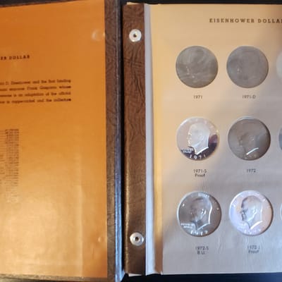 Eisenhower Complete Dansco Book - Free Shipping! - additional view