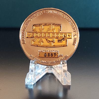 2006 Super Bowl XL Official 1 oz .999 Silver Round - additional view