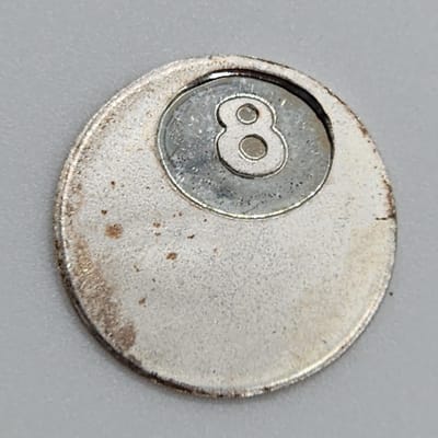 1g 8 Ball Silver .999